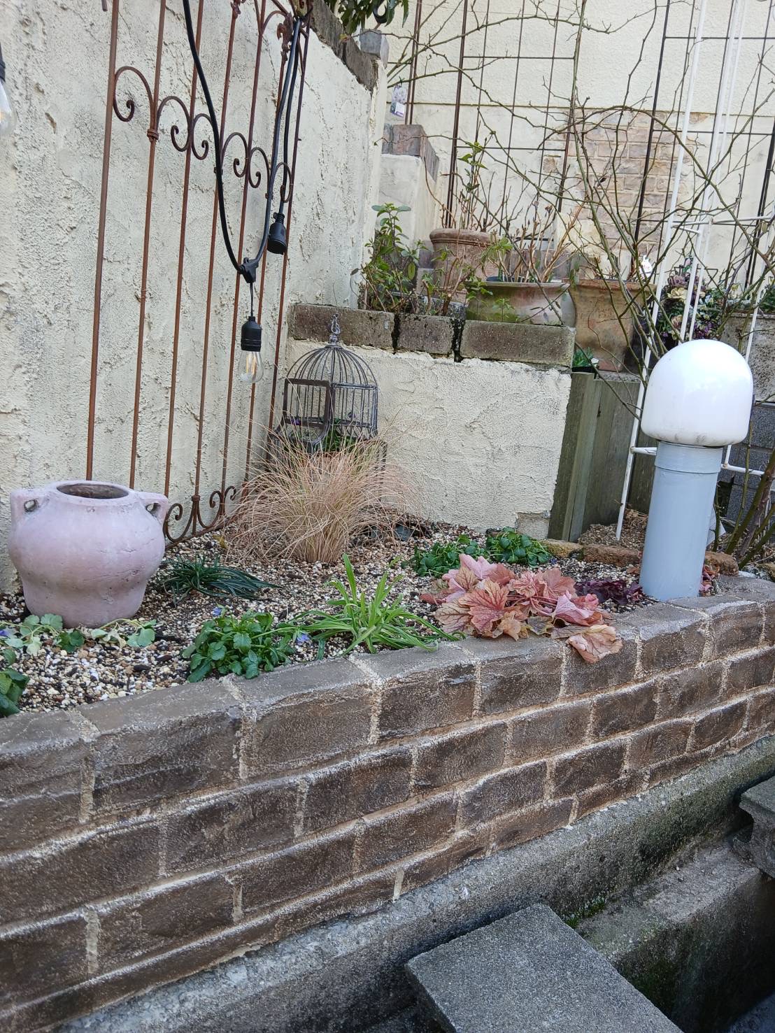 リフォーム中のお庭